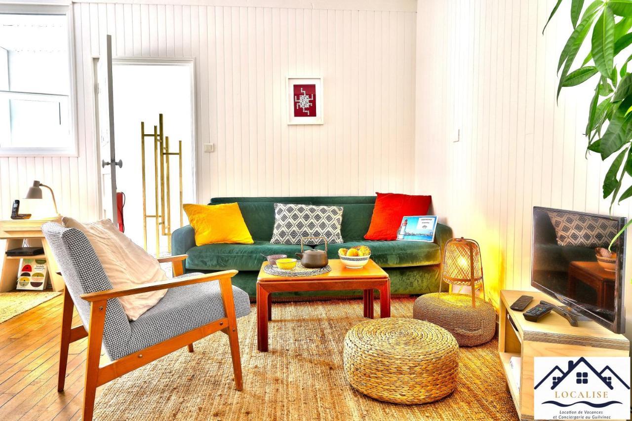 Localise - M20 - La Maison Des Dunes A 2 Pas Du Centre - Tout A Pied, Plage, Port, Centre, Commerces Marche - Wifi Inclus - Linge De Lit Inclus - Animaux Bienvenus Guilvinec Luaran gambar