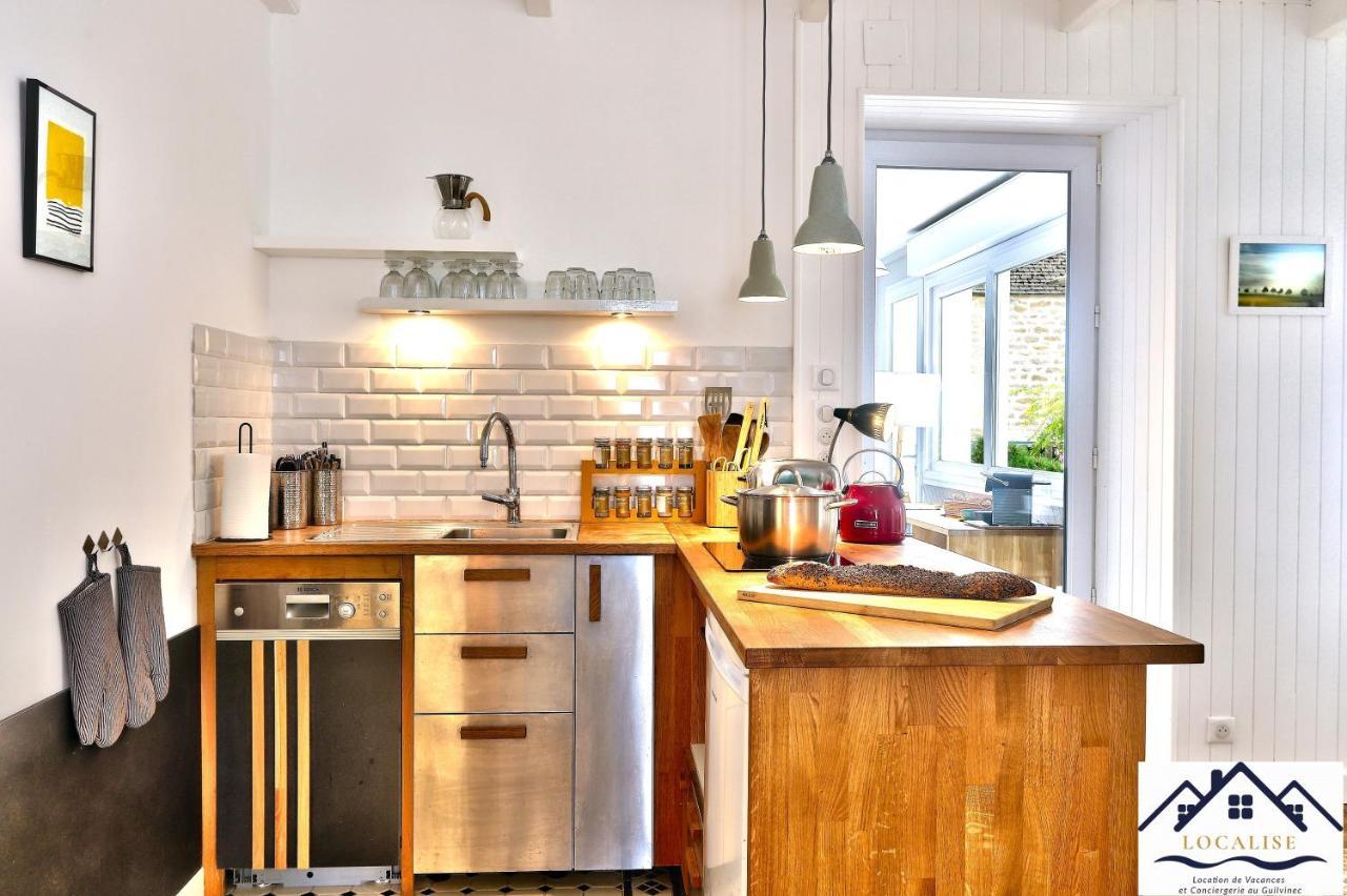 Localise - M20 - La Maison Des Dunes A 2 Pas Du Centre - Tout A Pied, Plage, Port, Centre, Commerces Marche - Wifi Inclus - Linge De Lit Inclus - Animaux Bienvenus Guilvinec Luaran gambar