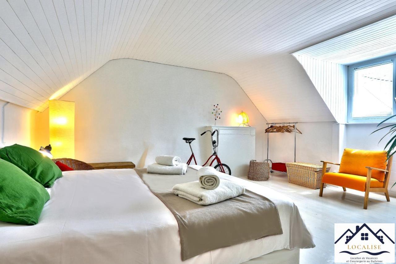 Localise - M20 - La Maison Des Dunes A 2 Pas Du Centre - Tout A Pied, Plage, Port, Centre, Commerces Marche - Wifi Inclus - Linge De Lit Inclus - Animaux Bienvenus Guilvinec Luaran gambar